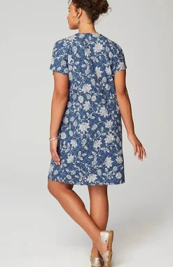 J.Jill Pure Jill Soft-V-Neck T-Shirt Dress | Jjill-Women Dresses