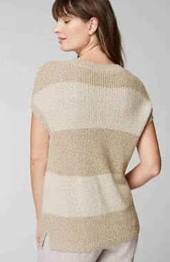 J.Jill Pure Jill Striped Short-Sleeve Sweater | Jjill-Women Sweaters