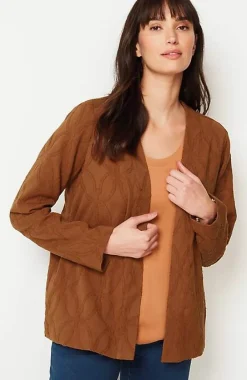 J.Jill Pure Jill Textured Clip-Jacquard Jacket | Jjill-Women Jackets & Coats