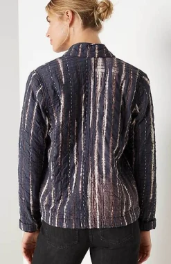 J.Jill Pure Jill Tie-Dyed Kantha-Stitched Jacket | Jjill-Women Jackets & Coats