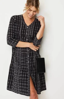 J.Jill Pure Jill Tiered Button-Front Dress | Jjill-Women Dresses