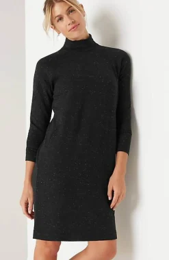 J.Jill Pure Jill Tranquility Fleece Mock-Neck Dress | Jjill-Women Dresses