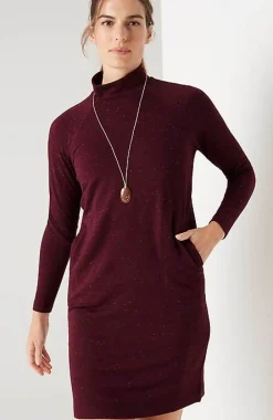 J.Jill Pure Jill Tranquility Fleece Mock-Neck Dress | Jjill-Women Dresses