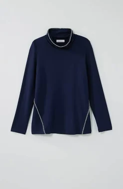 J.Jill Pure Jill Tranquility Fleece Whipstitched Top | Jjill-Women Tops & Tees