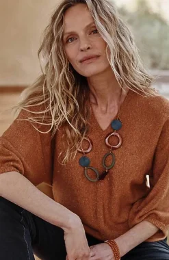 J.Jill Pure Jill Tweed Double-V Sweater | Jjill-Women Sweaters