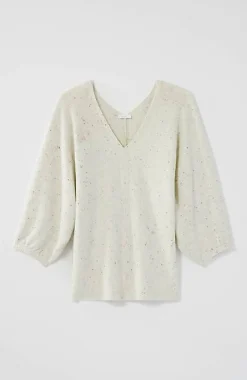 J.Jill Pure Jill Tweed Double-V Sweater | Jjill-Women Sweaters
