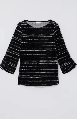 J.Jill Pure Jill Velour Pleated-Sleeve Top | Jjill-Women Tops & Tees
