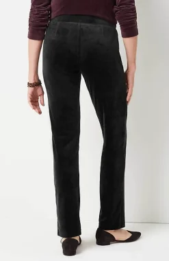 J.Jill Pure Jill Velour Slim-Leg Pants | Jjill-Women Pants & Jeans