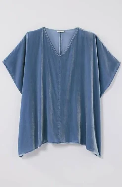 J.Jill Pure Jill Velvet Seamed Draped Top | Jjill-Women Shirts & Blouses