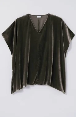 J.Jill Pure Jill Velvet Seamed Draped Top | Jjill-Women Shirts & Blouses