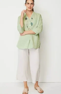 J.Jill Pure Jill Yarn-Dyed Linen Button-Front Tunic | Jjill-Women Tunics