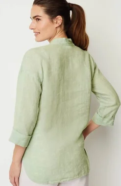 J.Jill Pure Jill Yarn-Dyed Linen Button-Front Tunic | Jjill-Women Tunics
