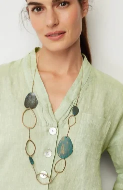 J.Jill Pure Jill Yarn-Dyed Linen Button-Front Tunic | Jjill-Women Tunics