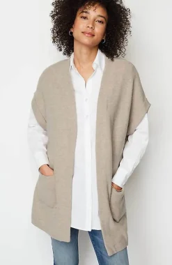 J.Jill Ribbed Gilet Cardi | Jjill-Women Sweaters
