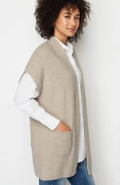 J.Jill Ribbed Gilet Cardi | Jjill-Women Sweaters