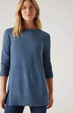J.Jill Ribbed Side-Slit Sweater-Tunic | Jjill-Women Tunics