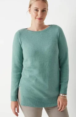 J.Jill Ribbed Side-Slit Sweater-Tunic | Jjill-Women Tunics