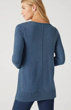 J.Jill Ribbed Side-Slit Sweater-Tunic | Jjill-Women Tunics
