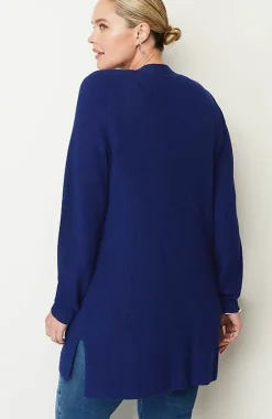 J.Jill Rib-Textured Cardi | Jjill-Women Sweaters