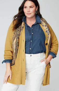 J.Jill Rib-Textured Cardi | Jjill-Women Sweaters