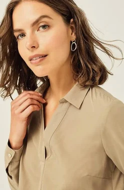 J.Jill Sand-Washed Shirttail Tunic | Jjill-Women Tunics