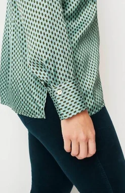 J.Jill Satin Button-Front Shirt | Jjill-Women Shirts & Blouses