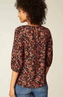 J.Jill Satin Puff-Sleeve Top | Jjill-Women Shirts & Blouses