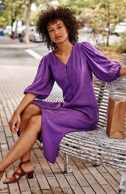 J.Jill Seamed Button-Front Midi Dress | Jjill-Women Dresses