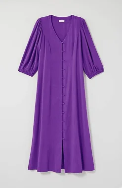 J.Jill Seamed Button-Front Midi Dress | Jjill-Women Dresses