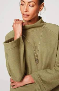 J.Jill Seamed Fleece Mock-Neck Top | Jjill-Women Tops & Tees