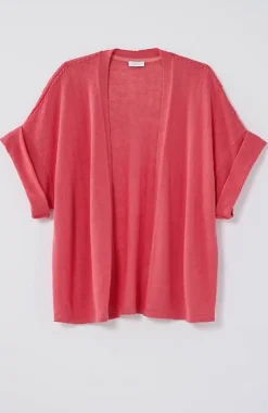 J.Jill Short Cuffed-Sleeve Open-Front Cardi | Jjill-Women Sweaters