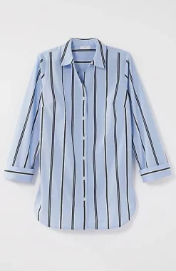 J.Jill Side-Button Stepped-Hem Tunic | Jjill-Women Tunics
