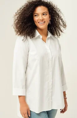 J.Jill Side-Button Stepped-Hem Tunic | Jjill-Women Tunics