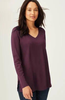 J.Jill Simply Supima® Side-Slit Tunic | Jjill-Women Tops & Tees