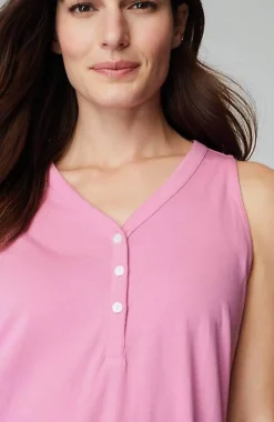 J.Jill Sleep Ultrasoft Henley Gown | Jjill-Women Pajamas & Robes