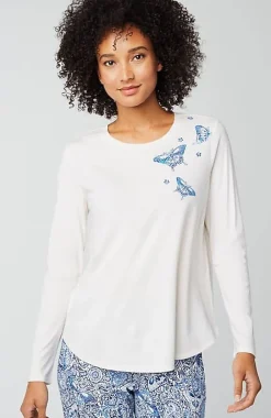 J.Jill Sleep Ultrasoft Long-Sleeve Top | Jjill-Women Pajamas & Robes