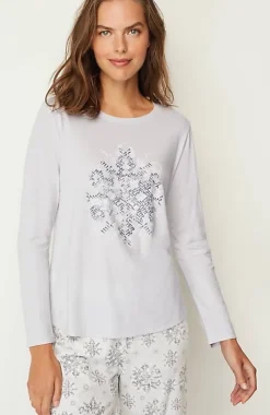 J.Jill Sleep Ultrasoft Long-Sleeve Top | Jjill-Women Pajamas & Robes