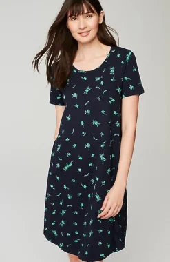 J.Jill Sleep Ultrasoft Patch-Pocket Gown | Jjill-Women Pajamas & Robes