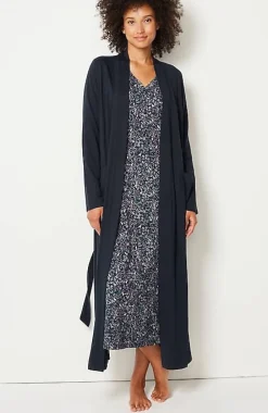 J.Jill Sleep Ultrasoft Patch-Pocket Robe | Jjill-Women Pajamas & Robes
