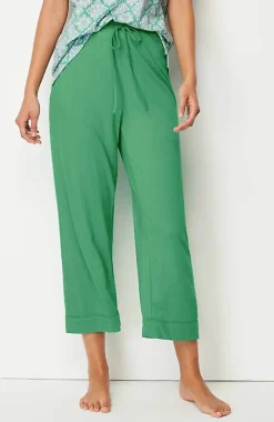 J.Jill Sleep Ultrasoft Piped Crops | Jjill-Women Pajamas & Robes
