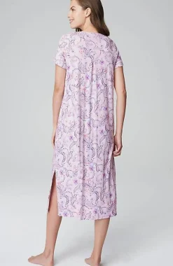 J.Jill Sleep Ultrasoft Pleat-Back Long Gown | Jjill-Women Pajamas & Robes