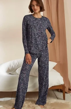 J.Jill Sleep Ultrasoft Relaxed Full-Leg Pants | Jjill-Women Pajamas & Robes