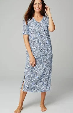 J.Jill Sleep Ultrasoft Relaxed Long Gown | Jjill-Women Pajamas & Robes