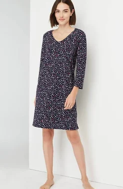 J.Jill Sleep Ultrasoft 3/4-Sleeve Gown | Jjill-Women Pajamas & Robes