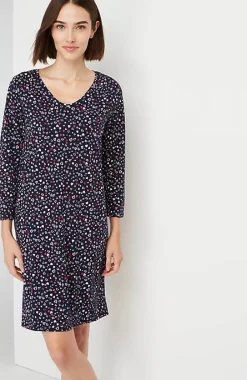 J.Jill Sleep Ultrasoft 3/4-Sleeve Gown | Jjill-Women Pajamas & Robes
