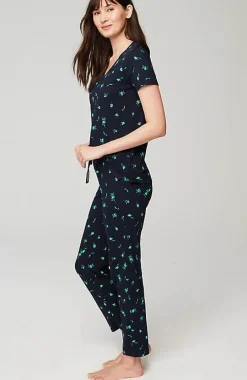 J.Jill Sleep Ultrasoft V-Neck Tee | Jjill-Women Pajamas & Robes