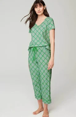 J.Jill Sleep Ultrasoft V-Neck Tee | Jjill-Women Pajamas & Robes