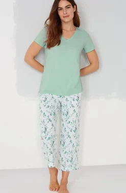 J.Jill Sleep Ultrasoft V-Neck Tee | Jjill-Women Pajamas & Robes