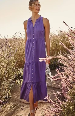 J.Jill Sleeveless Tiered Maxi Dress | Jjill-Women Dresses