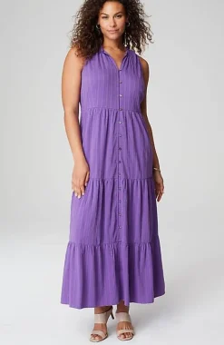 J.Jill Sleeveless Tiered Maxi Dress | Jjill-Women Dresses